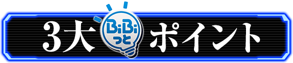 3大BiBiっとポイント