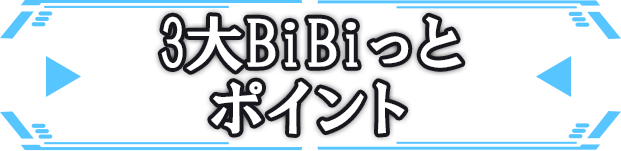 3大BiBiっとポイント